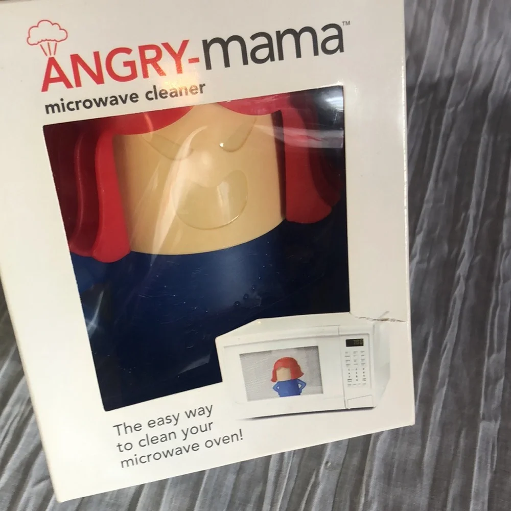 ANGRY MAMA steam cleaner Microwave Cleaner new in box kitchen cleaning item